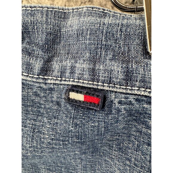 Vintge Tommy Jeans Womens High-Waisted Button-Fly Denim Jeans Size 11 - Picture 4 of 9